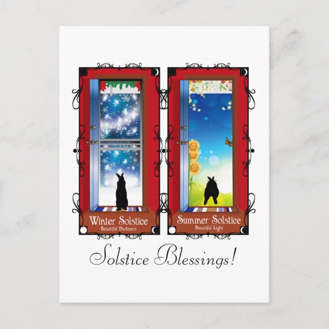 DIE SOLSTIKEN POSTKARTE (Vorderseite)