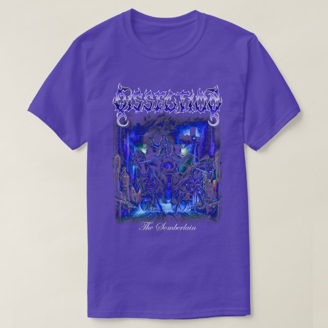 Die Somberlain durch Dissection Old School Black M T-Shirt (Design vorne)