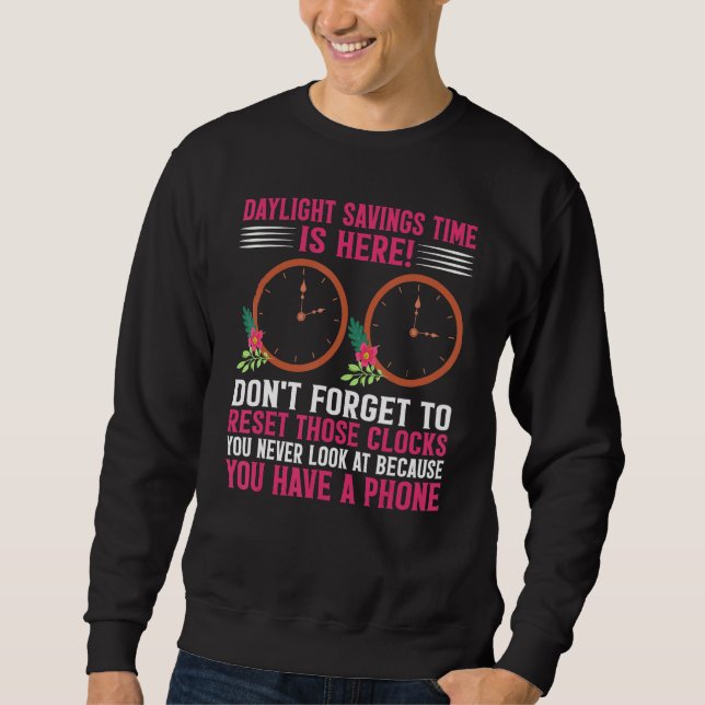 Die Sommerzeit ist hier die sonnige Sommersaison. Sweatshirt (Vorderseite)