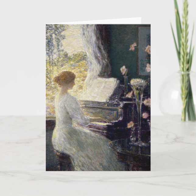 Die Sonata | Childe Hassam Karte (Vorderseite)