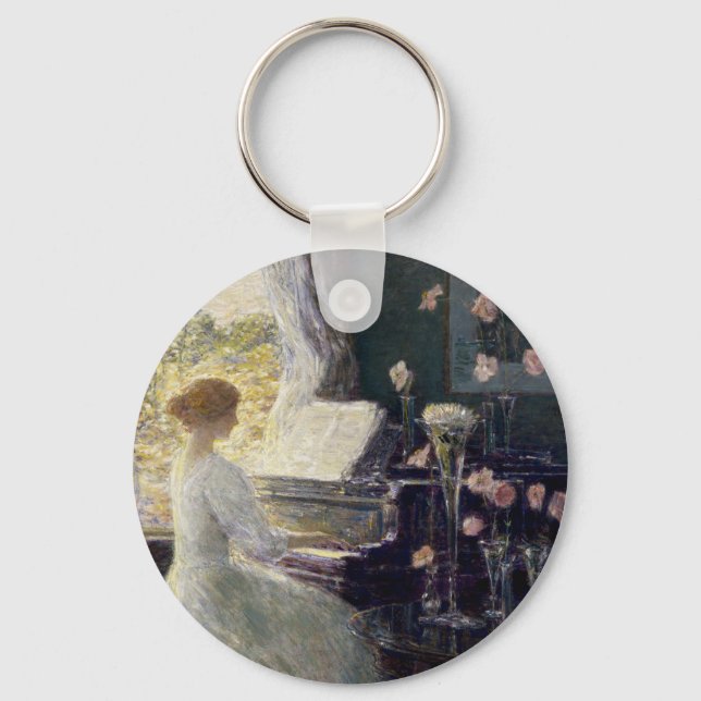 Die Sonata von Frederick Childe Hassam Schlüsselanhänger (Vorderseite)
