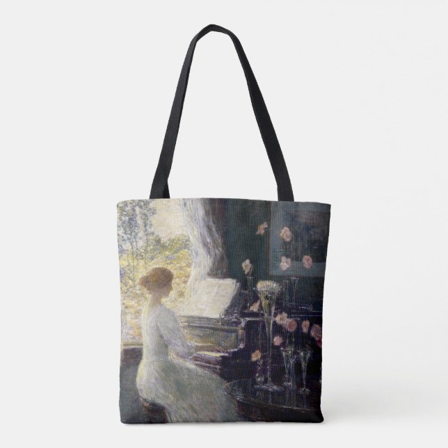 Die Sonata von Frederick Childe Hassam Tasche (Rückseite)