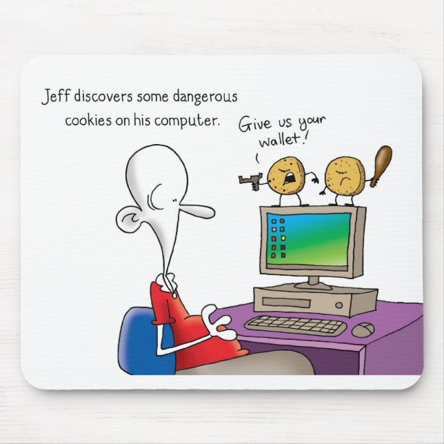 Die sonderbare Gruppen-Plätzchen-Mäusematte Mousepad (Vorne)