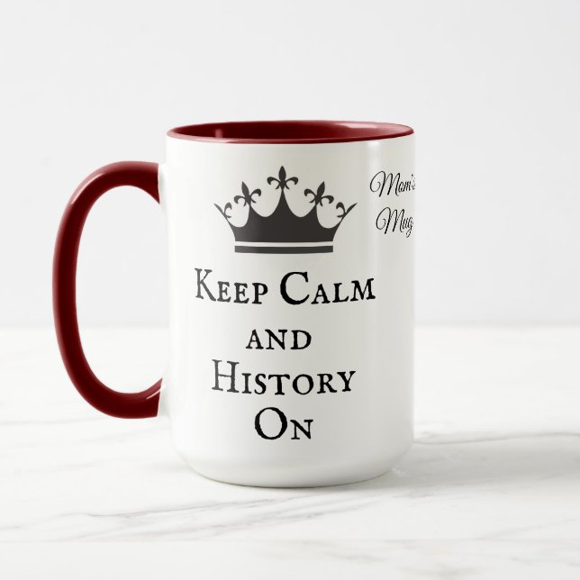 Die sonderbare Historikerpodcast-Tasse für Mama Tasse (Links)