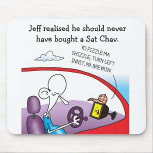Die sonderbare Mäusematte Gruppen-SATs Chav Mousepad