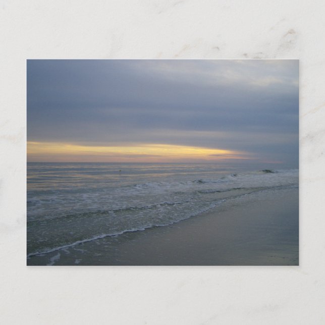 Die Sonne am Meer Postkarte (Vorderseite)