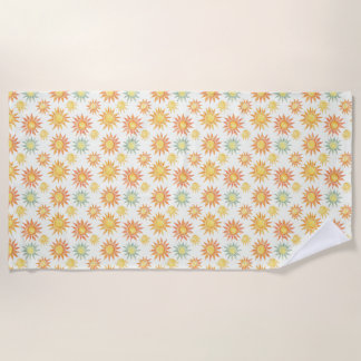 Die Sonne anziehen Strandtuch