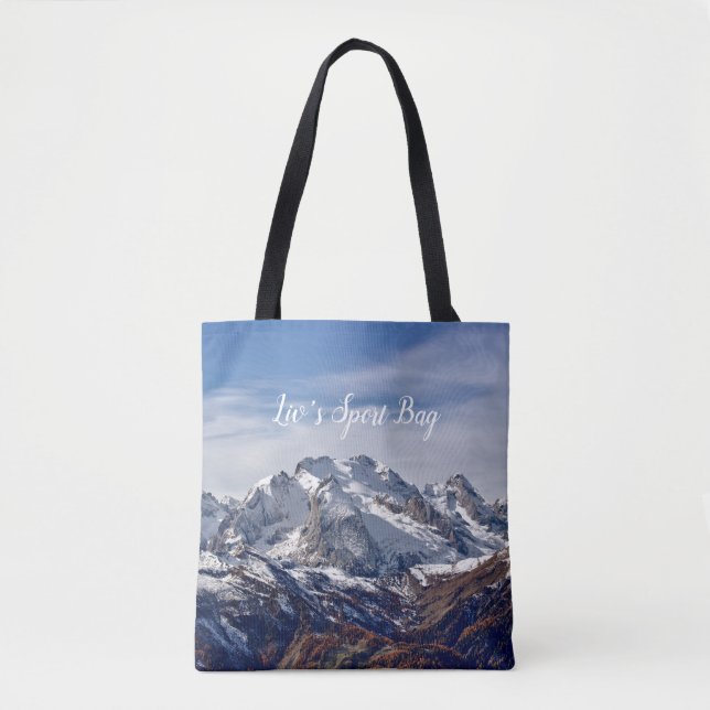 Die Sonne auf den Bergen Tasche (Vorderseite)
