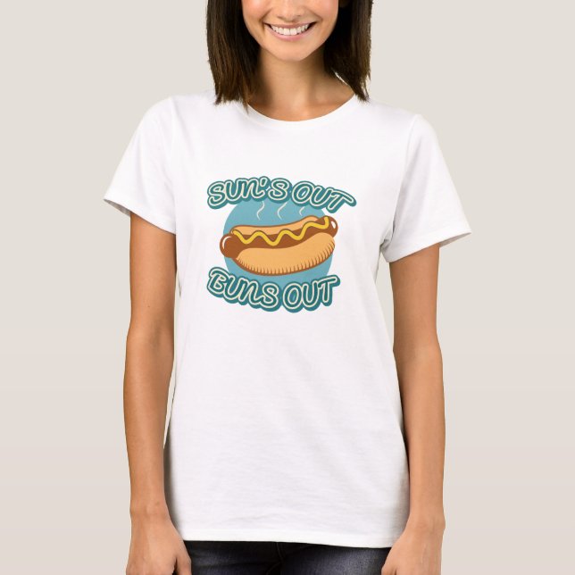 Die Sonne bricht aus T-Shirt (Vorderseite)