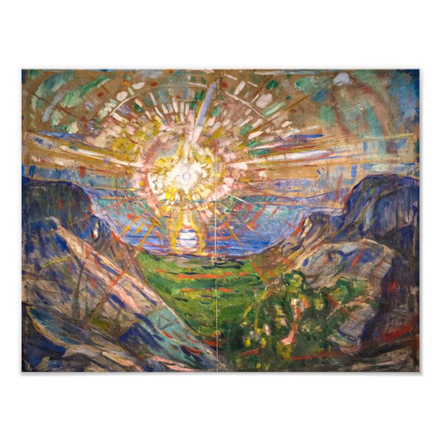 Die Sonne | Edvard Munch | Fotodruck (Vorne)
