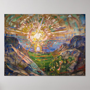 Die Sonne Edvard Munch Poster