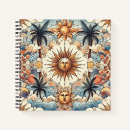 Die Sonne im Paradies Notizbuch