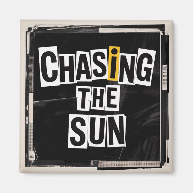 Die Sonne jagen Magnet (Vorne)