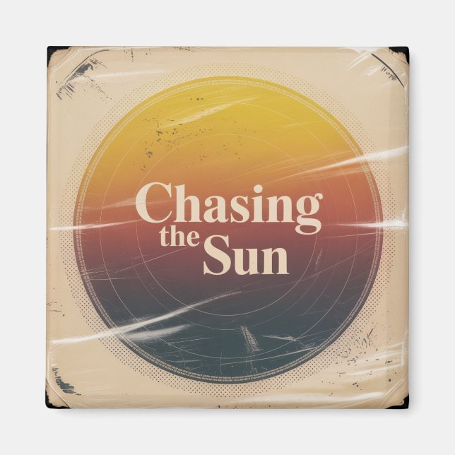 Die Sonne jagen Magnet (Vorne)