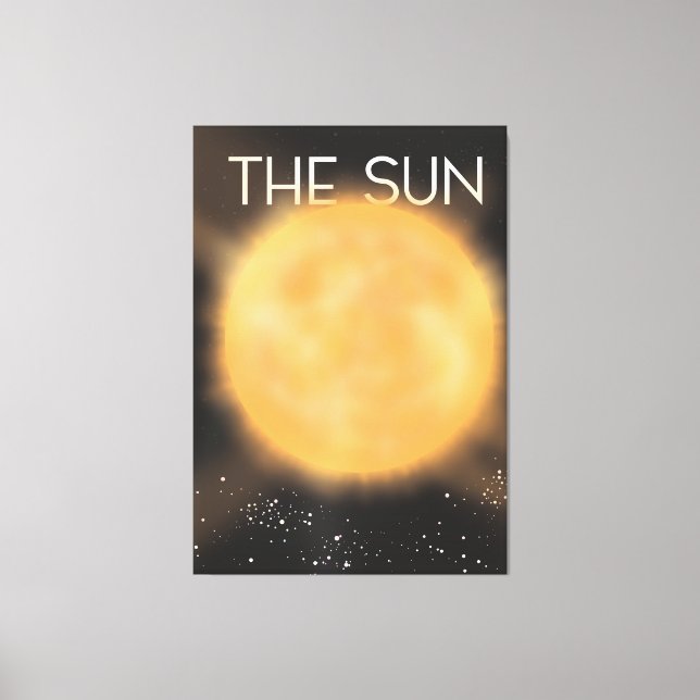 Die Sonne Leinwanddruck (Vorderseite)