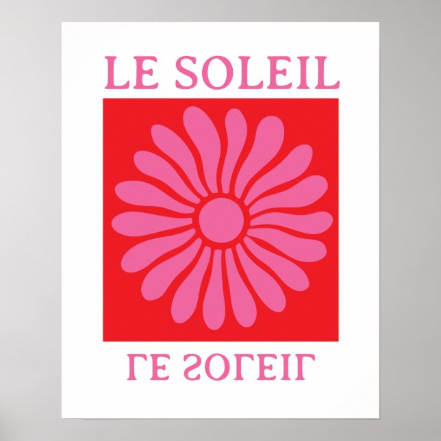 Die Sonne Poster (Vorne)