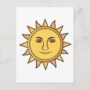 Die Sonne Postkarte