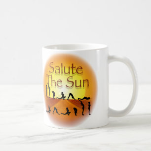 Die Sonne salutieren Kaffeetasse