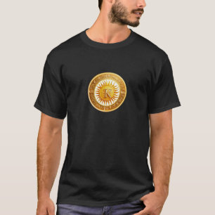 Die Sonne scheint mit dem Buchstaben k T-Shirt