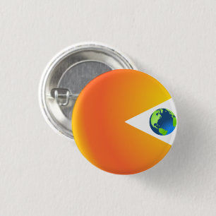 Die Sonne schluckt die Erde Button