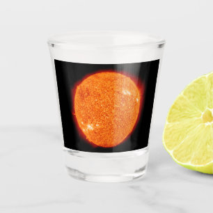 Die Sonne Schnapsglas