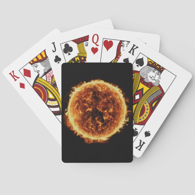 Die Sonne Spielkarten (Rückseite)
