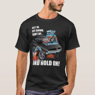 Die Sonne steht still und hält sich auf dem Muske T-Shirt