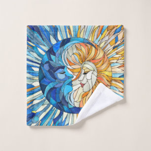 Die Sonne und der Mond Badhandtuch Set