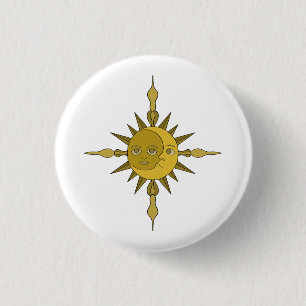 Die Sonne und der Mond Button