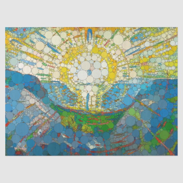 Die Sonne, Unendlichkeit kommt nach William Morris Seidenpapier (Vorderseite)