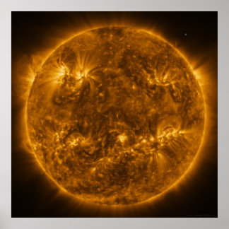 Die Sonne wie von Solar Orbiter gesehen Poster