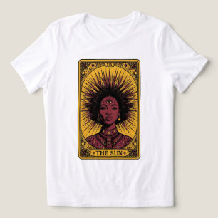 Die Sonnen-Tarot XIX - Schwarze Sonnengöttin Himme Tri-Blend Shirt