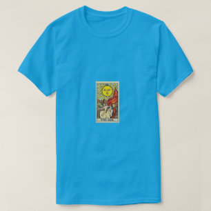 Die Sonnen-Tarotkarte-Kunst Vintage Rider-Waite T-Shirt