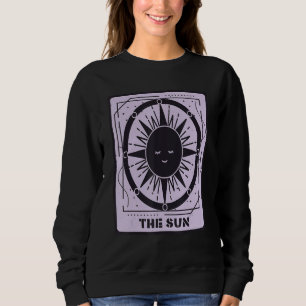 Die Sonnen-Tarotkarte Mystische Karten Okkulte Mag Sweatshirt