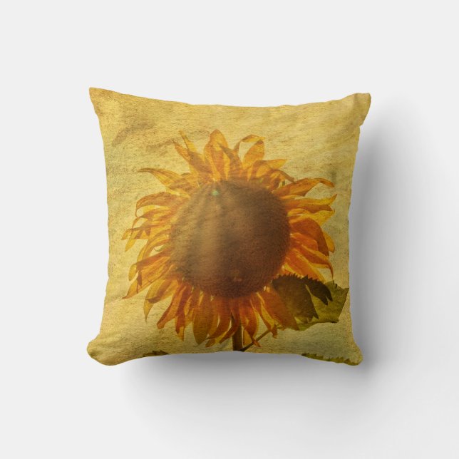 Die Sonnenblume Kissen (Vorderseite)