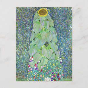 Die Sonnenblume von Gustav Klimt Postkarte