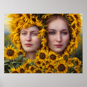 Die Sonnenblumen Poster