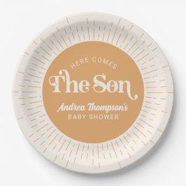 Die Sonnenschein-Dusche kommt von Son Boy Bay Pappteller