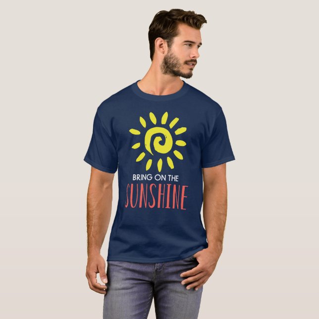 Die Sonnenschutzmänner in Blau T-Shirt (Vorne ganz)