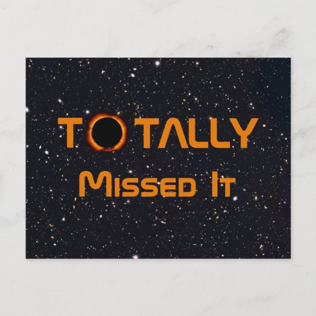 Die Sonnenstrahlen fehlten völlig Postkarte (Vorderseite)