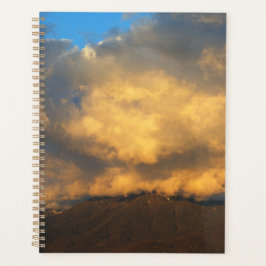 Die Sonnenuntergang-Wolkenexplosion Planer