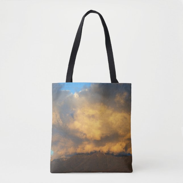Die Sonnenuntergang-Wolkenexplosion Tasche (Vorderseite)