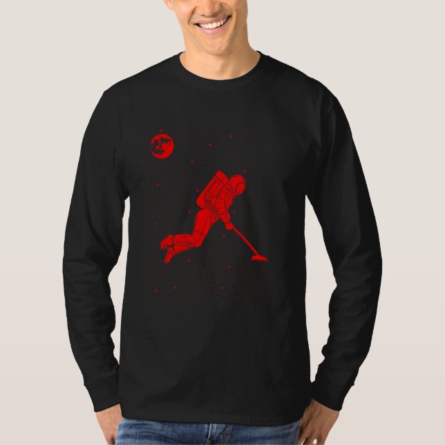 Die sonnige Astronautin Frauen Weltraum Vacuu T-Shirt (Vorderseite)