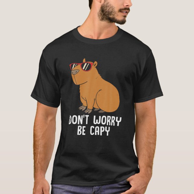Die sonnige Capybara für Kinder macht sich keine S T-Shirt (Vorderseite)