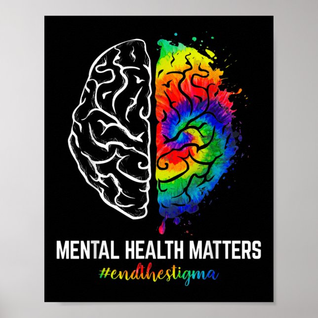 Die sonnige Gefärbte Krawatte beendet das Stigma M Poster (Vorne)