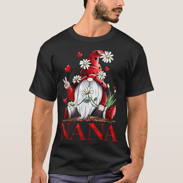 Die sonnige Liebe heißt Nana Gnome Valentine Day T-Shirt (Vorderseite)