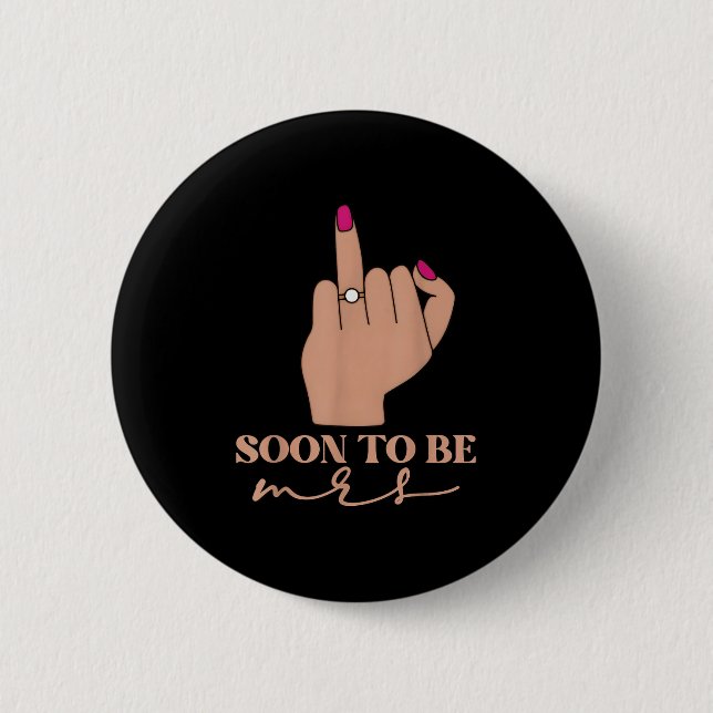 Die sonnige Verlobung wird bald Frau Bachelorette  Button (Vorderseite)