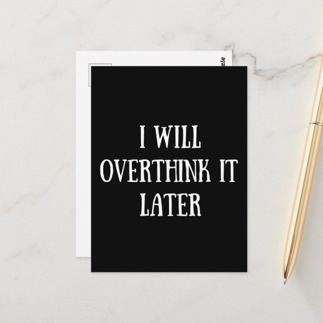 Die sonnigen sarkastischen Redewendungen Postkarte (Vorderseite/Rückseite Beispiel)