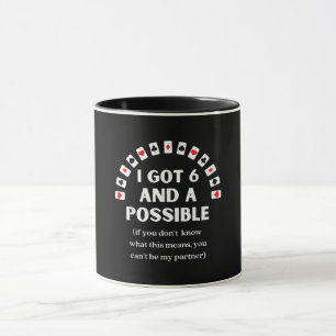 Die sonnigen Spades I Got sechs und eine mögliche  Tasse