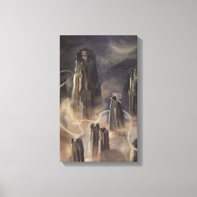 Die Soule des Berges (von Remedios Varo) Leinwanddruck (Vorderseite)